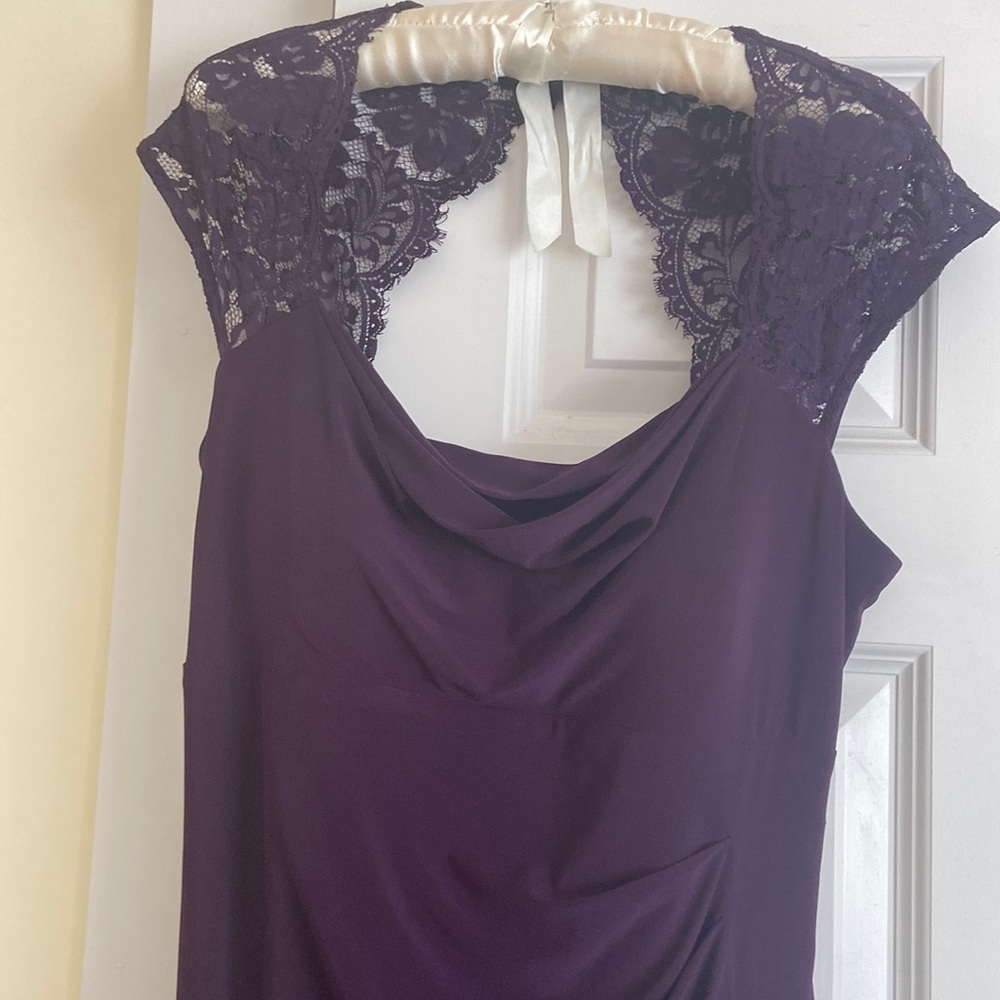 MSK purple gown, size 10.